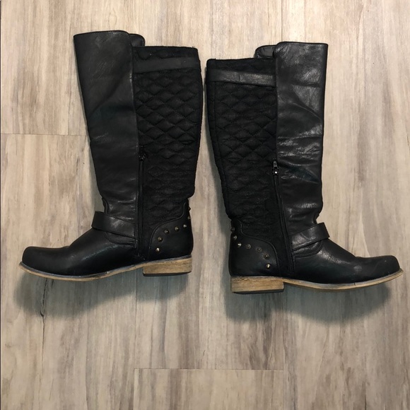 Steve Madden Studded Riding Boot - Picture 2 of 3